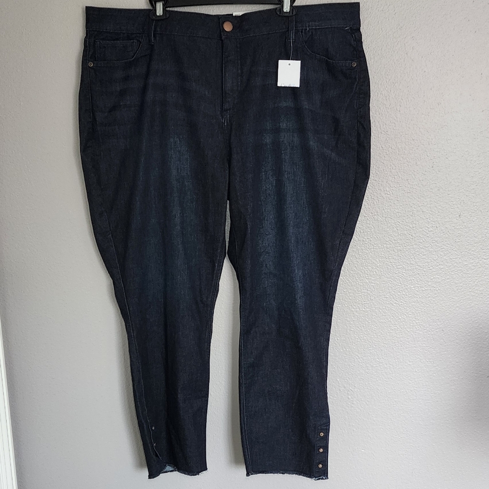 CROFT & BARROW  MID-RISE ANKLE JEGGING/ 24W